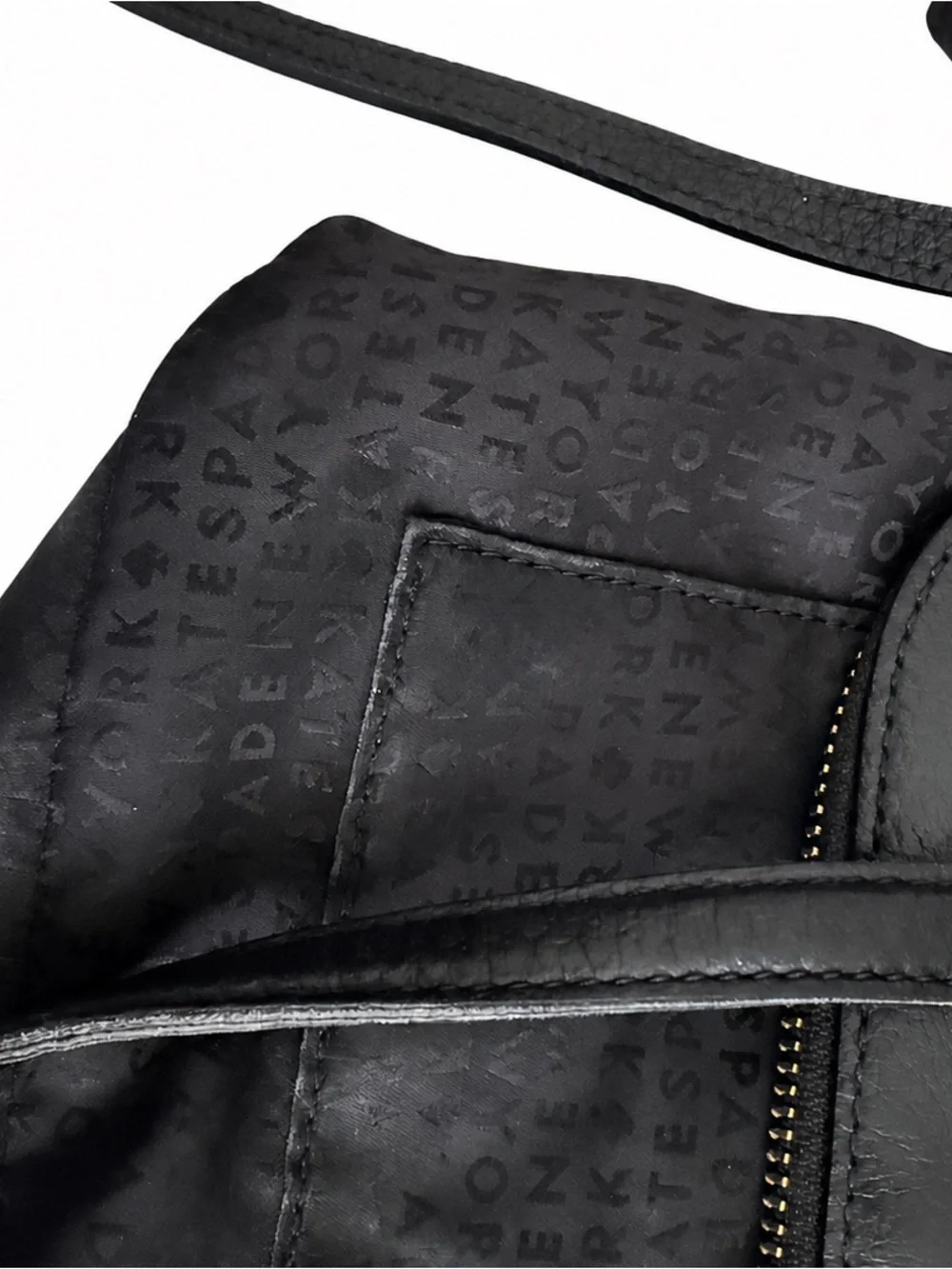 Kate Spade New York Matthew’s Street Maise Bow Crossbody Satchel Black Leather